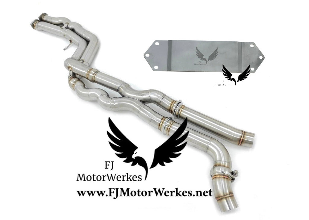 FJ MotorWerkes Equal Length Midpipe with Brace - BMW F87 M2 Competition (S55)