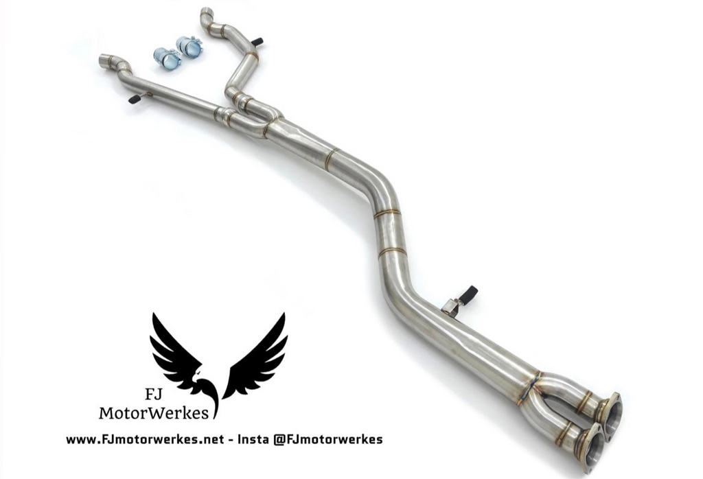 FJ MotorWerkes Single Midpipe - BMW F80 M3 / F82 / F83 M4 inc. Competition (S55)