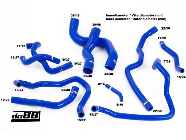 DO88 Coolant Hose Kit M3 E9X S65