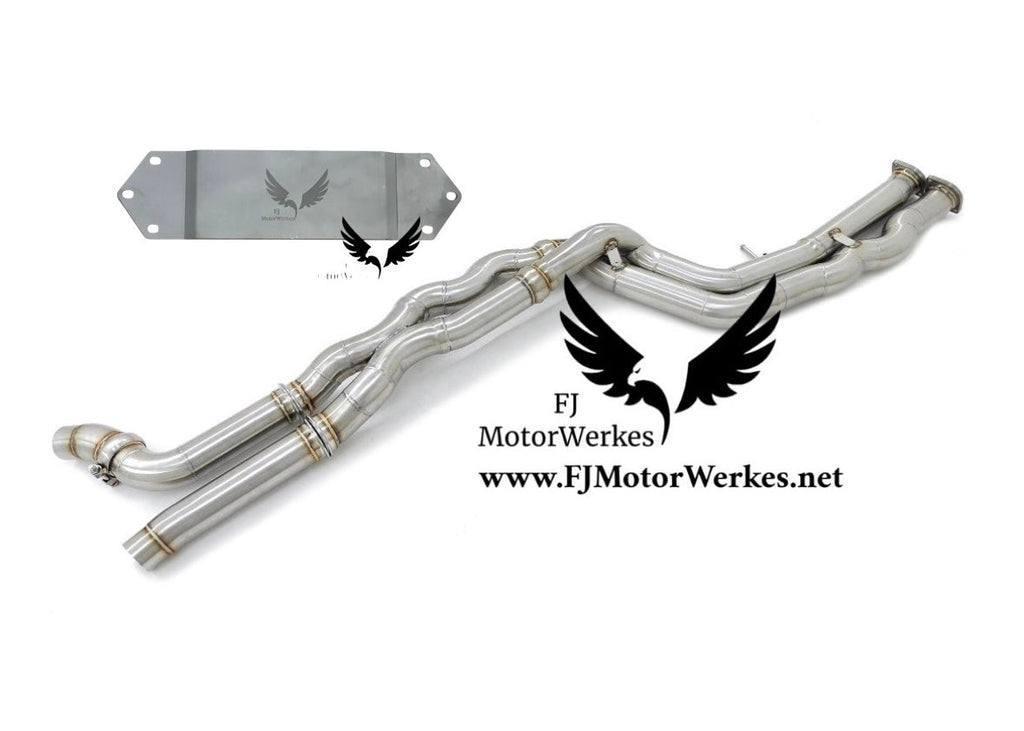 FJ MotorWerkes Equal Length Midpipe with Brace - BMW F87 M2 Competition (S55)
