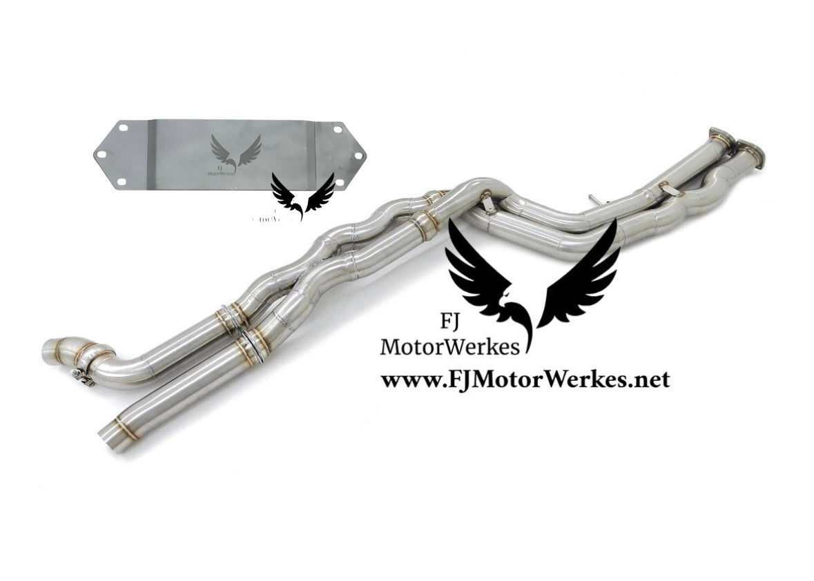 FJ MotorWerkes Equal Length Midpipe with Brace - BMW F87 M2 Competition (S55)