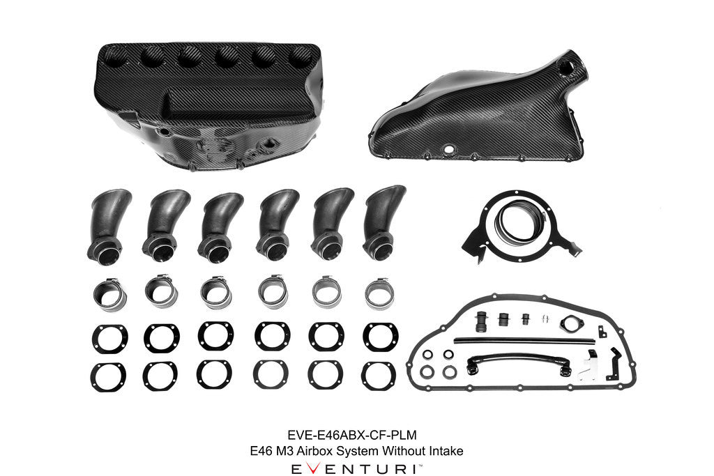 Eventuri BMW E46 M3 Hybrid Carbon Airbox with/without Full Carbon Intake