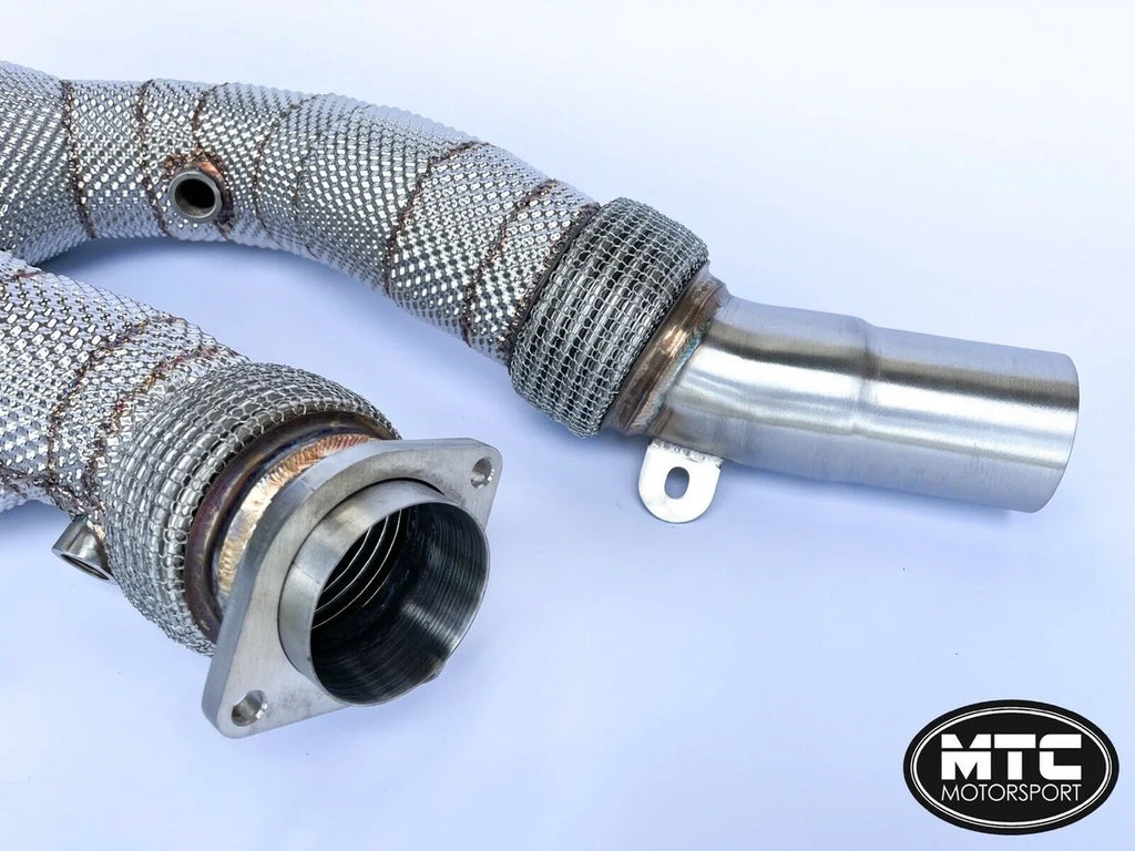 MTC Motorsport Downpipes with 200 Cell Hi-Flow Sports Cats (F8X M3/M4)