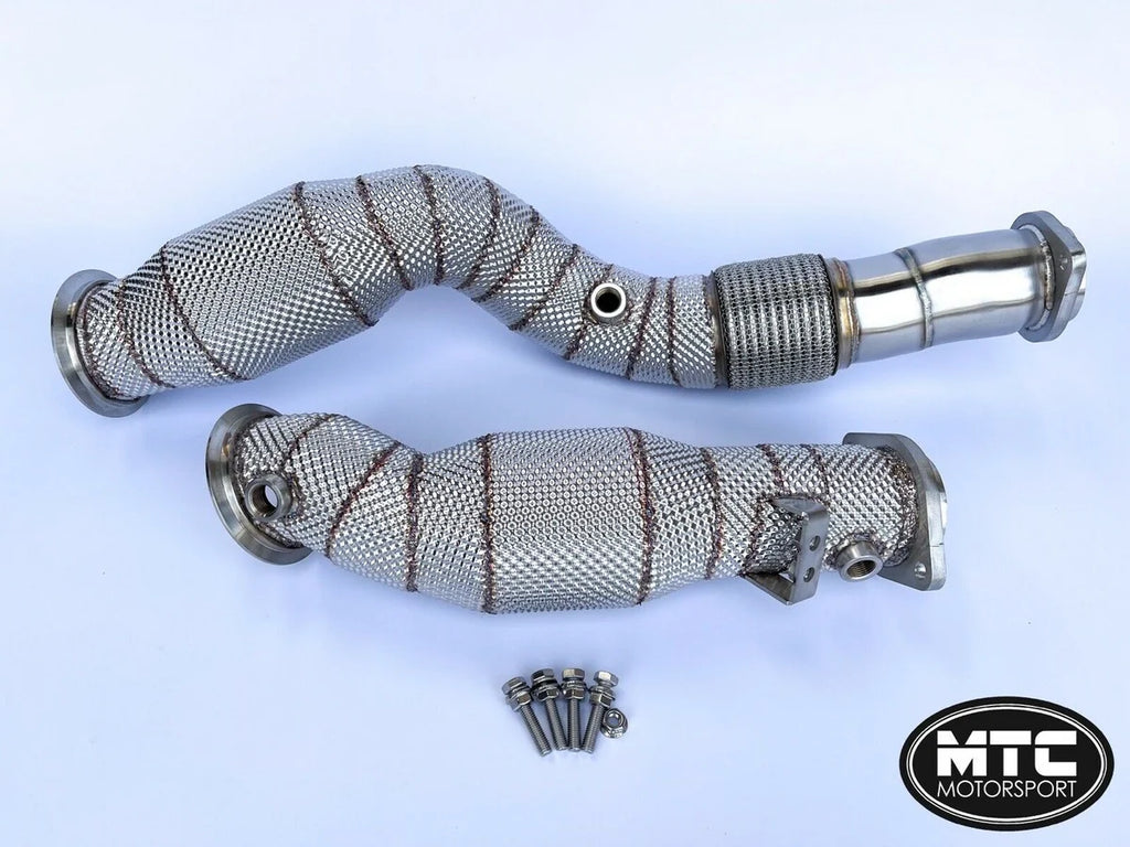 MTC Motorsport Downpipes with 200 Cell Hi-Flow Sports Cats (G8X M3/M4)