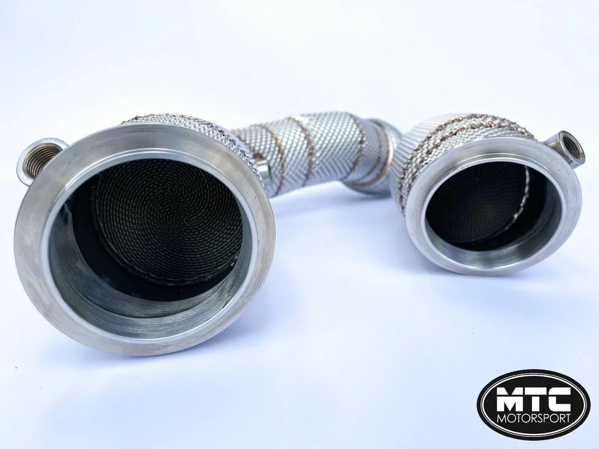 MTC Motorsport Downpipes with 200 Cell Hi-Flow Sports Cats (F8X M3/M4)
