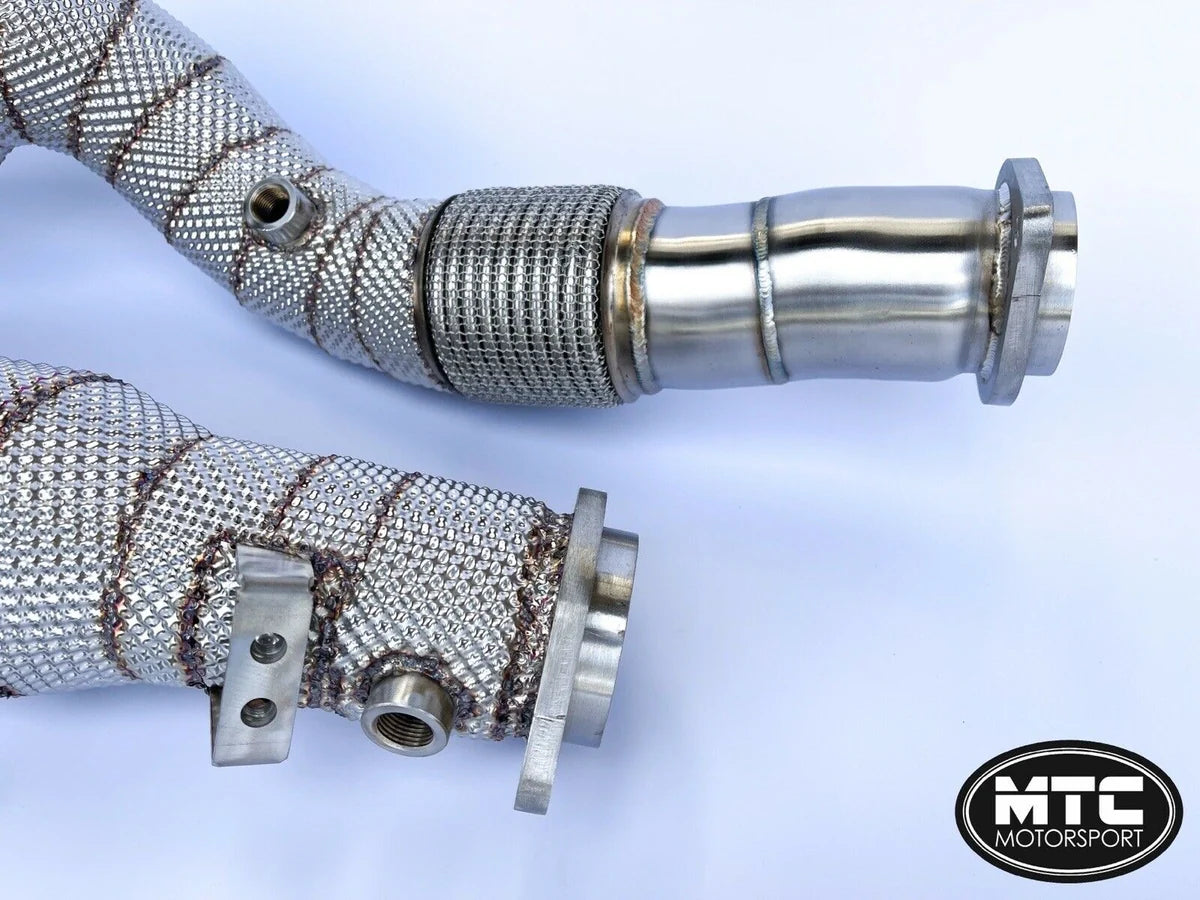 MTC Motorsport Downpipes with 200 Cell Hi-Flow Sports Cats (G8X M3/M4)