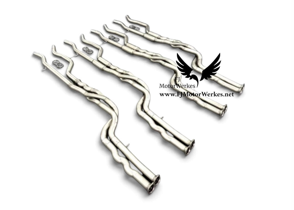 FJ MotorWerkes Equal Length Z-Pipe Crossover Midpipe with Brace - BMW F80 M3 / F82 / F83 M4 (S55)
