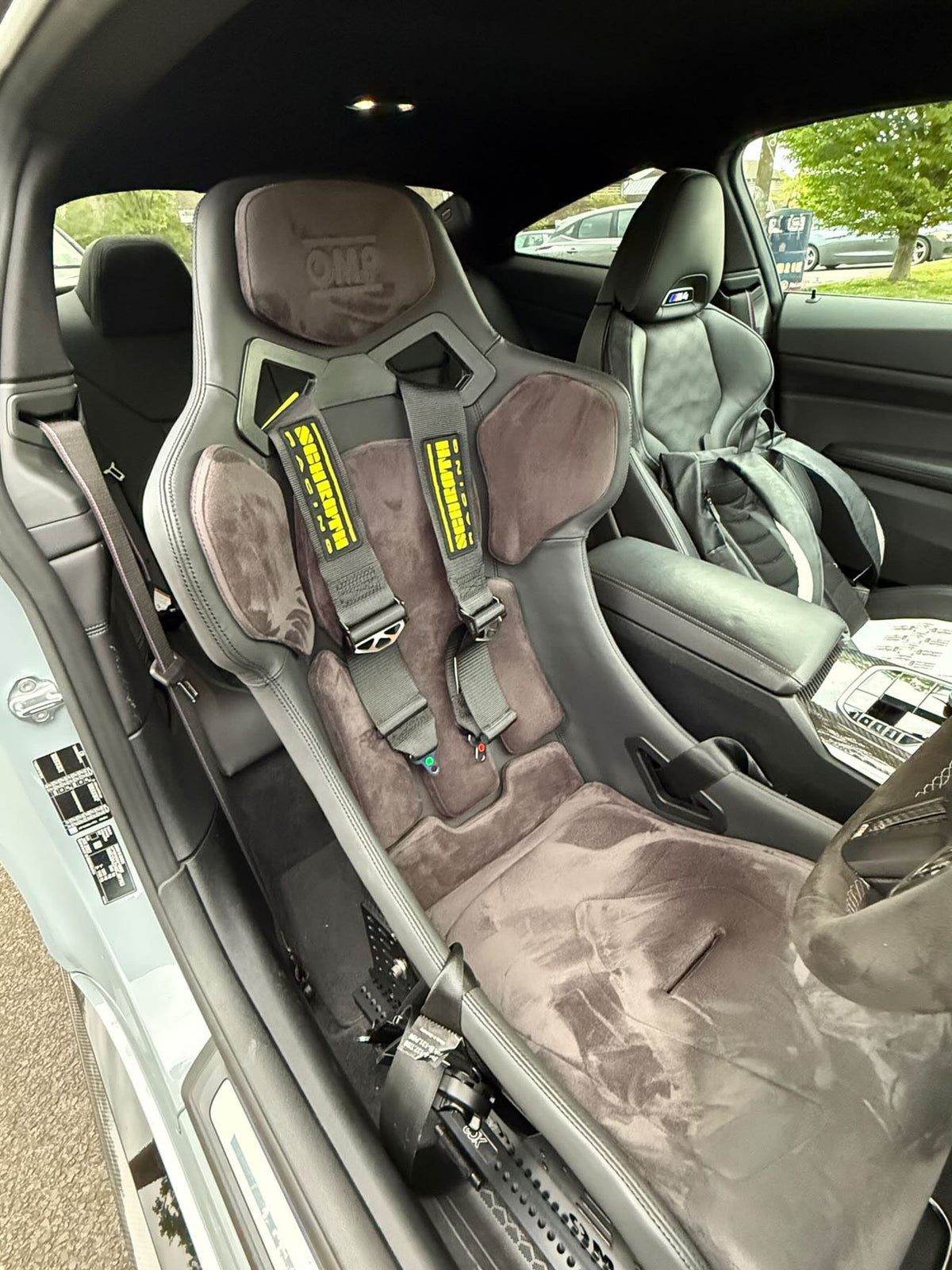 BMW M2 / M3 / M4 F8X Extended Bucket Seat-Base Floor Mount Adapter | XC3 Engineering