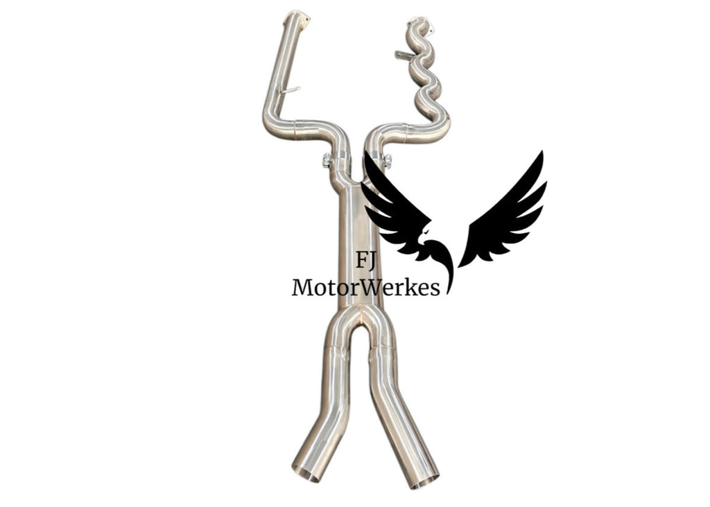FJ MotorWerkes GEN2 Equal X Single Midpipe 4.5" - BMW G80 / G81 M3 / G82 / G83 M4 (S58)