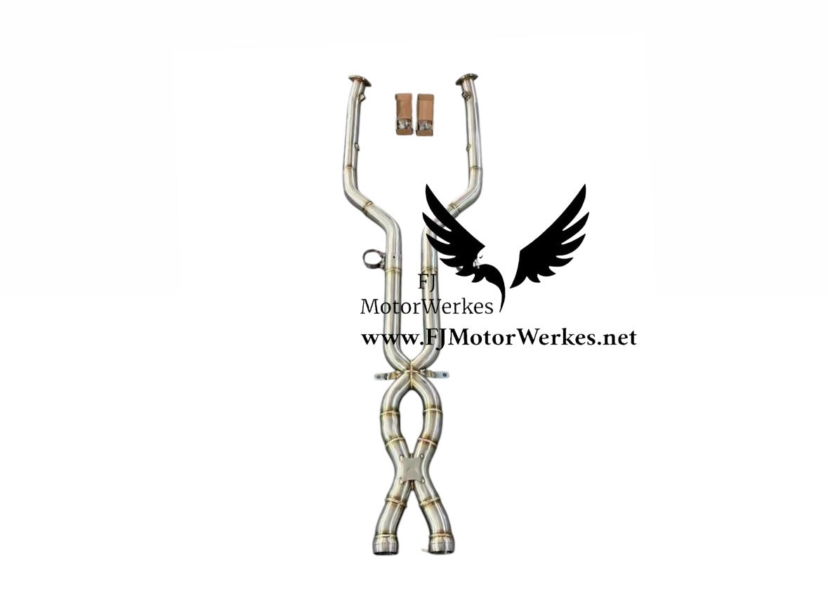 FJ MotorWerkes Double X-Pipe Midpipe - BMW E90 / E92 / E93 M3