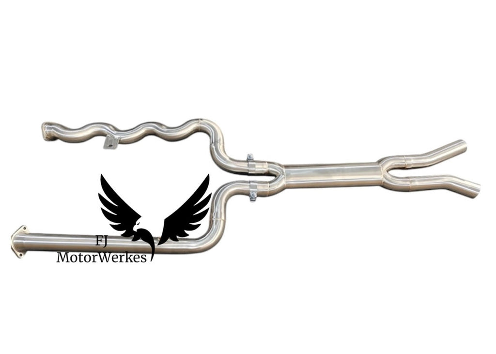 FJ MotorWerkes GEN2 Equal X Single Midpipe 4.5" - BMW G80 / G81 M3 / G82 / G83 M4 (S58)
