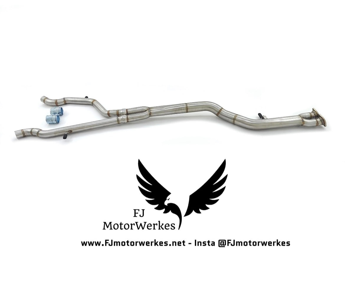 FJ MotorWerkes Single Midpipe - BMW F80 M3 / F82 / F83 M4 inc. Competition (S55)