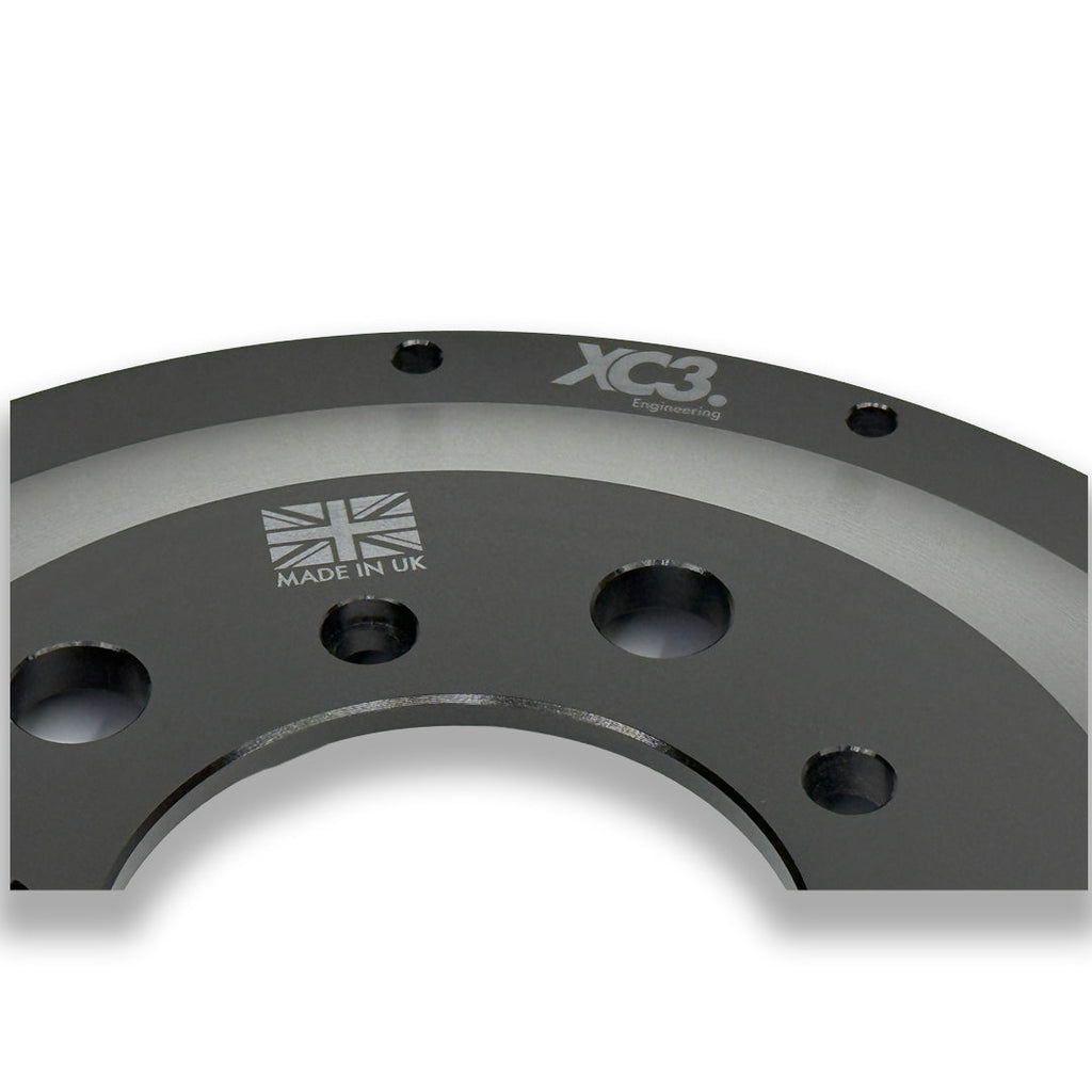 BMW M2 F87 / M3 F80 / M4 F82 BTCC Custom Rotor Bells – 368 mm × 36 mm for AP Racing CP9660 Calipers | XC3 Engineering