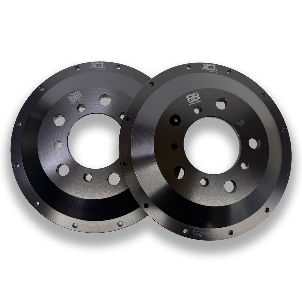 BMW M2 F87 / M3 F80 / M4 F82 BTCC Custom Rotor Bells – 368 mm × 36 mm for AP Racing CP9660 Calipers | XC3 Engineering