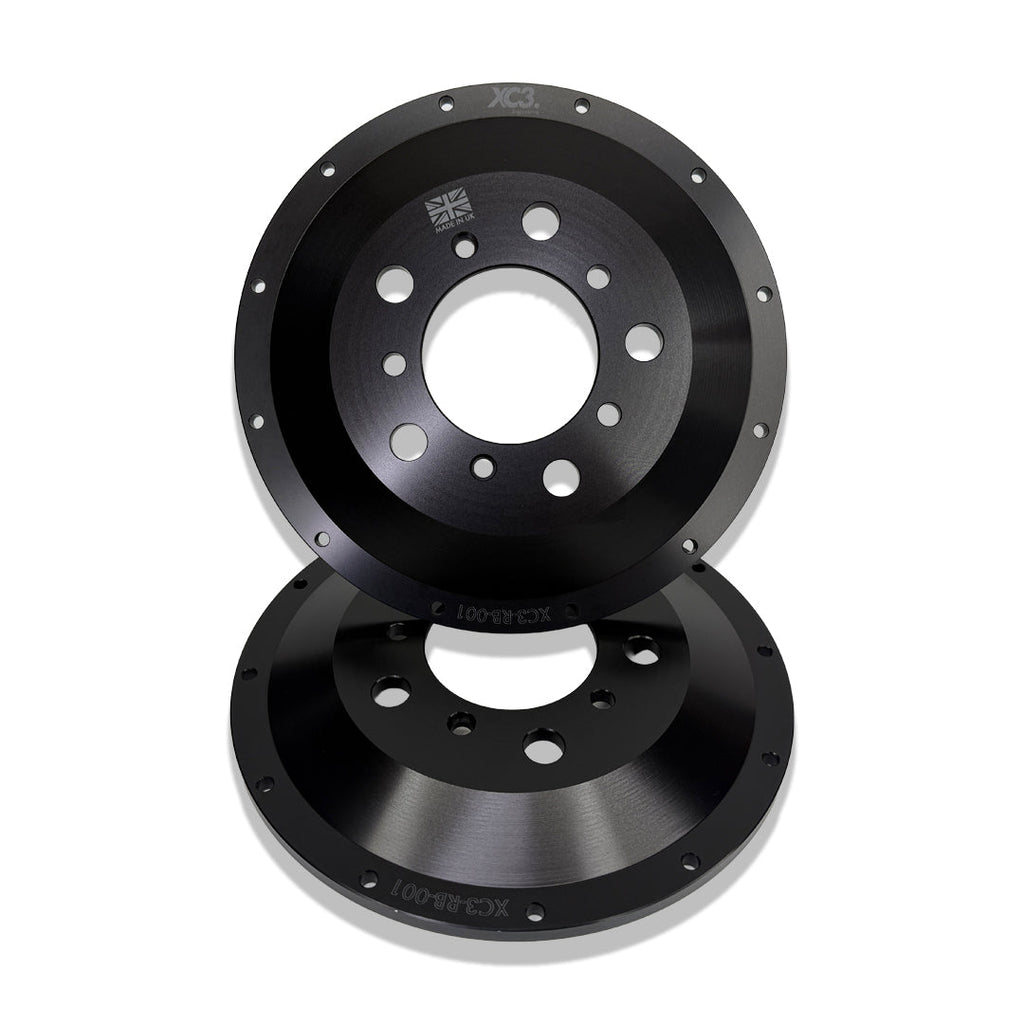 BMW M2 F87 / M3 F80 / M4 F82 BTCC Custom Rotor Bells – 368 mm × 36 mm for AP Racing CP9660 Calipers | XC3 Engineering