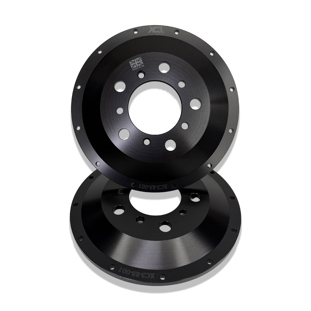 BMW M3 E9X / E92 BTCC Custom Rotor Bells – 368 mm x 36 mm for AP Racing CP9660 Calipers | XC3 Engineering