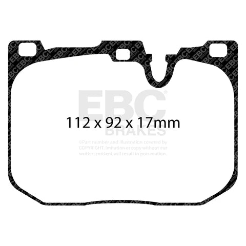 EBC RP-1 Front Brake pads (M4/M2/M2 Competition Standard brakes)