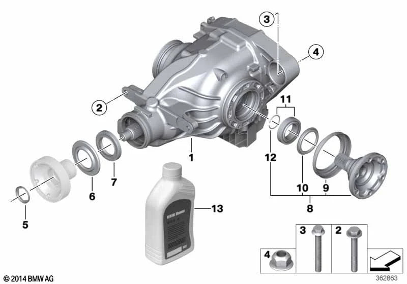 E46 M3 Differential oil SAF-XJ + FM booster, 500 ml