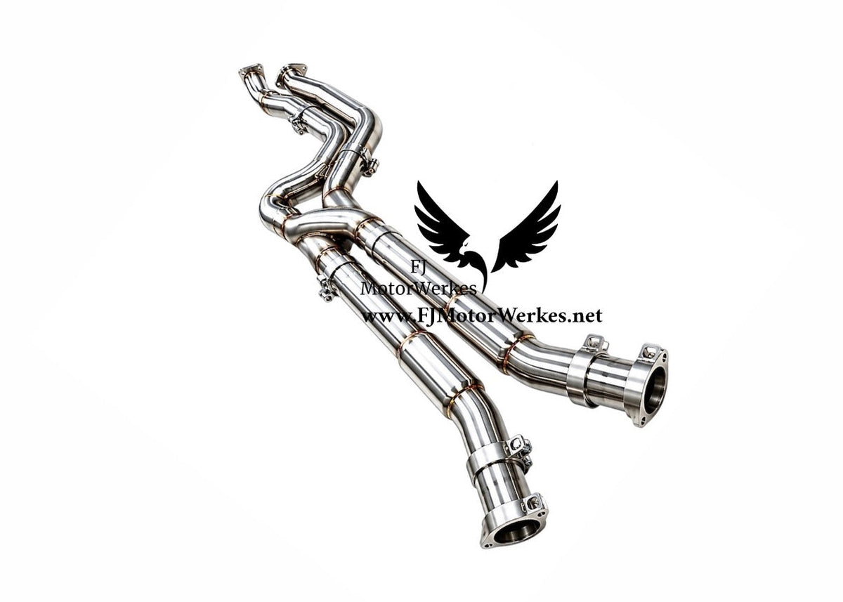 FJ MotorWerkes Equal Length Z-Pipe Crossover Midpipe - BMW G87 M2 (S58)