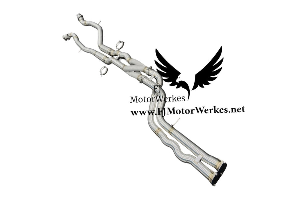 FJ MotorWerkes Equal Length Z-Pipe Crossover Midpipe with Brace - BMW F80 M3 / F82 / F83 M4 (S55)