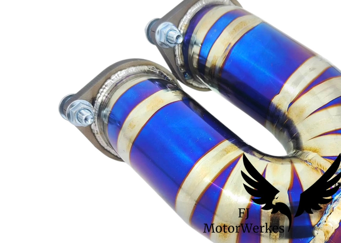 FJ MotorWerkes Titanium Single Midpipe - BMW F80 M3 / F82 / F83 M4 (S55)