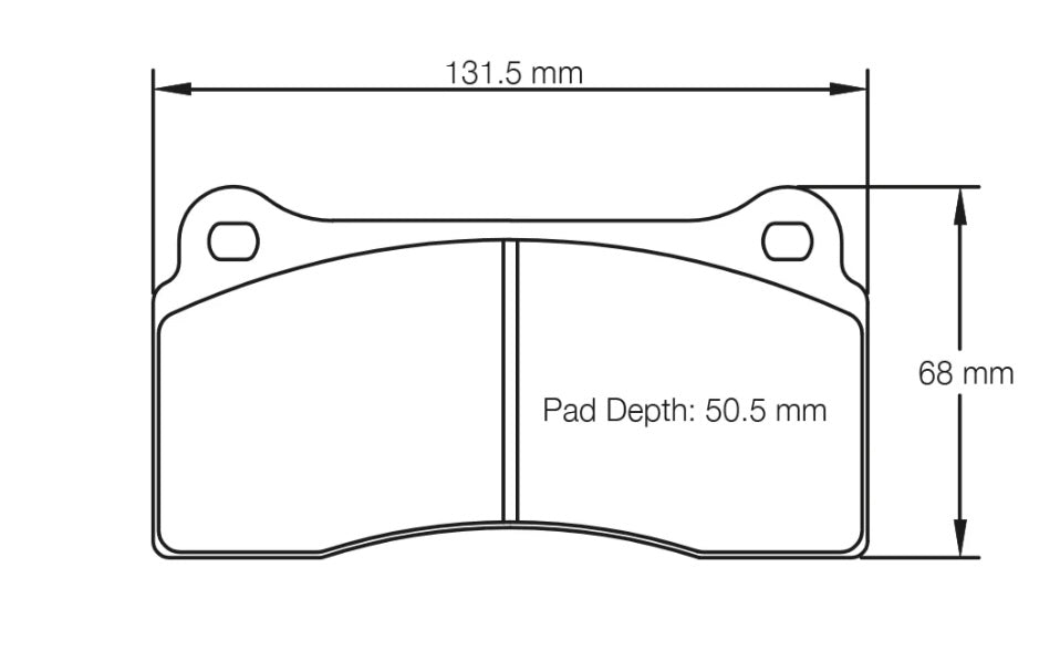 Pagid RSC1 Rear (F8X Ceramic Brakes)