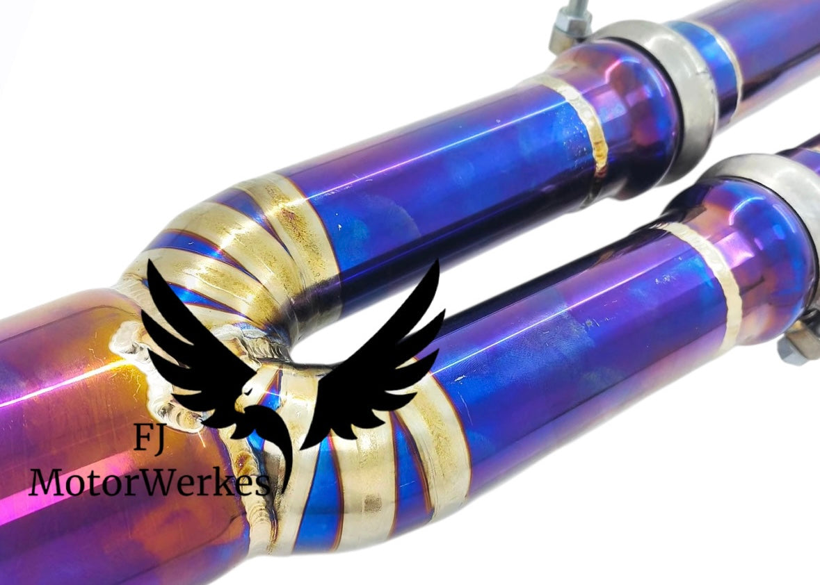 FJ MotorWerkes Titanium Single Midpipe - BMW F80 M3 / F82 / F83 M4 (S55)