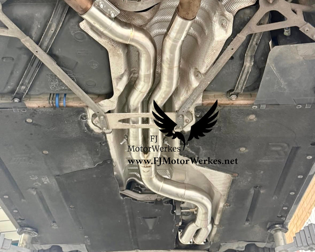 FJ MotorWerkes Single Midpipe - BMW F87 M2 Competition (S55)