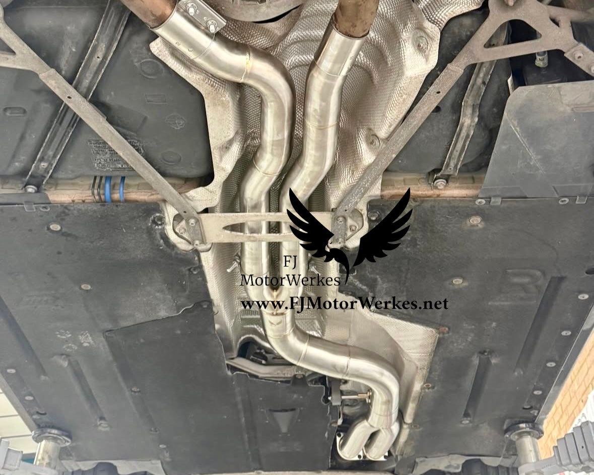 FJ MotorWerkes Single Midpipe - BMW F87 M2 Competition (S55)