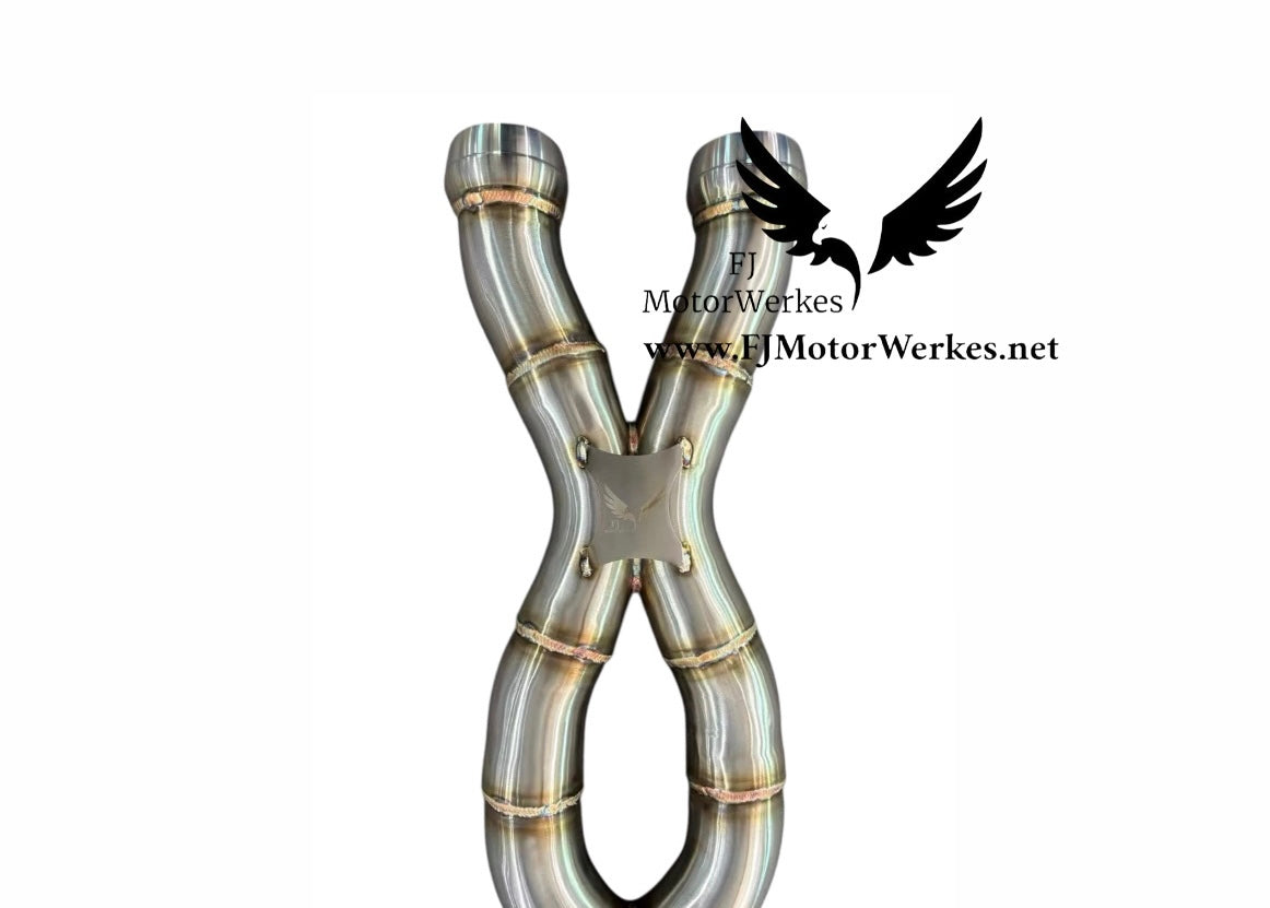 FJ MotorWerkes Double X-Pipe Midpipe - BMW E90 / E92 / E93 M3