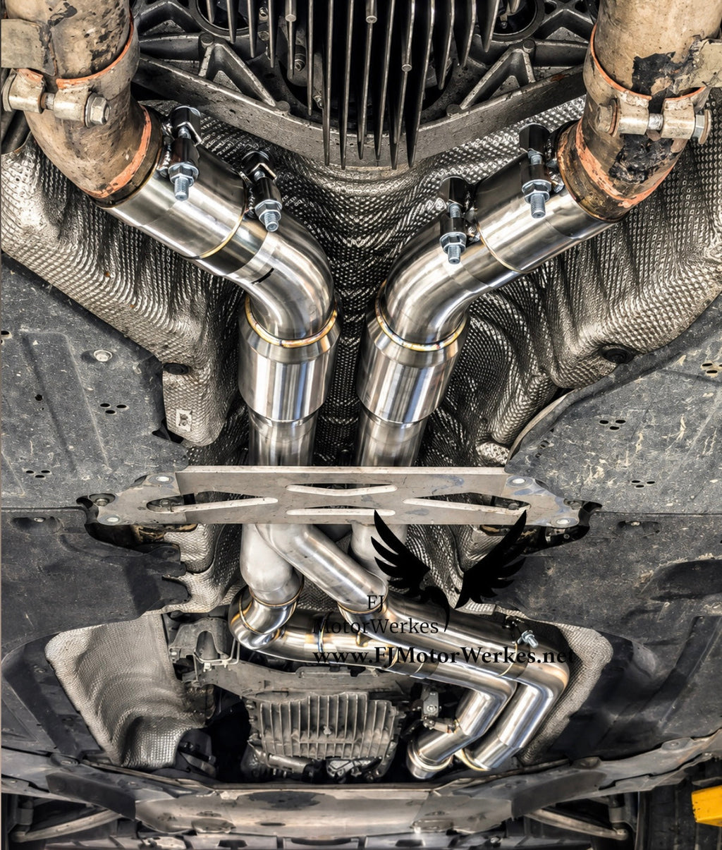 FJ MotorWerkes Equal Length Z-Pipe Crossover Midpipe - BMW G80 / G81 M3 / G82 / G83 M4 (S58)