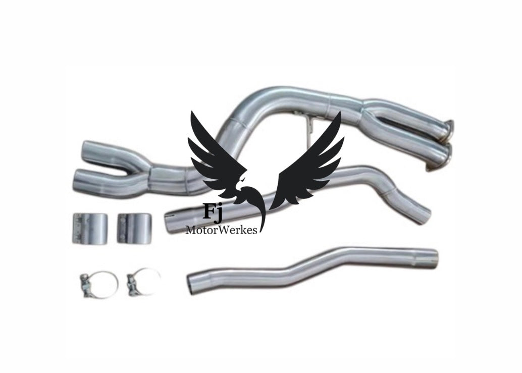 FJ MotorWerkes Single Midpipe - BMW F87 M2 Competition (S55)