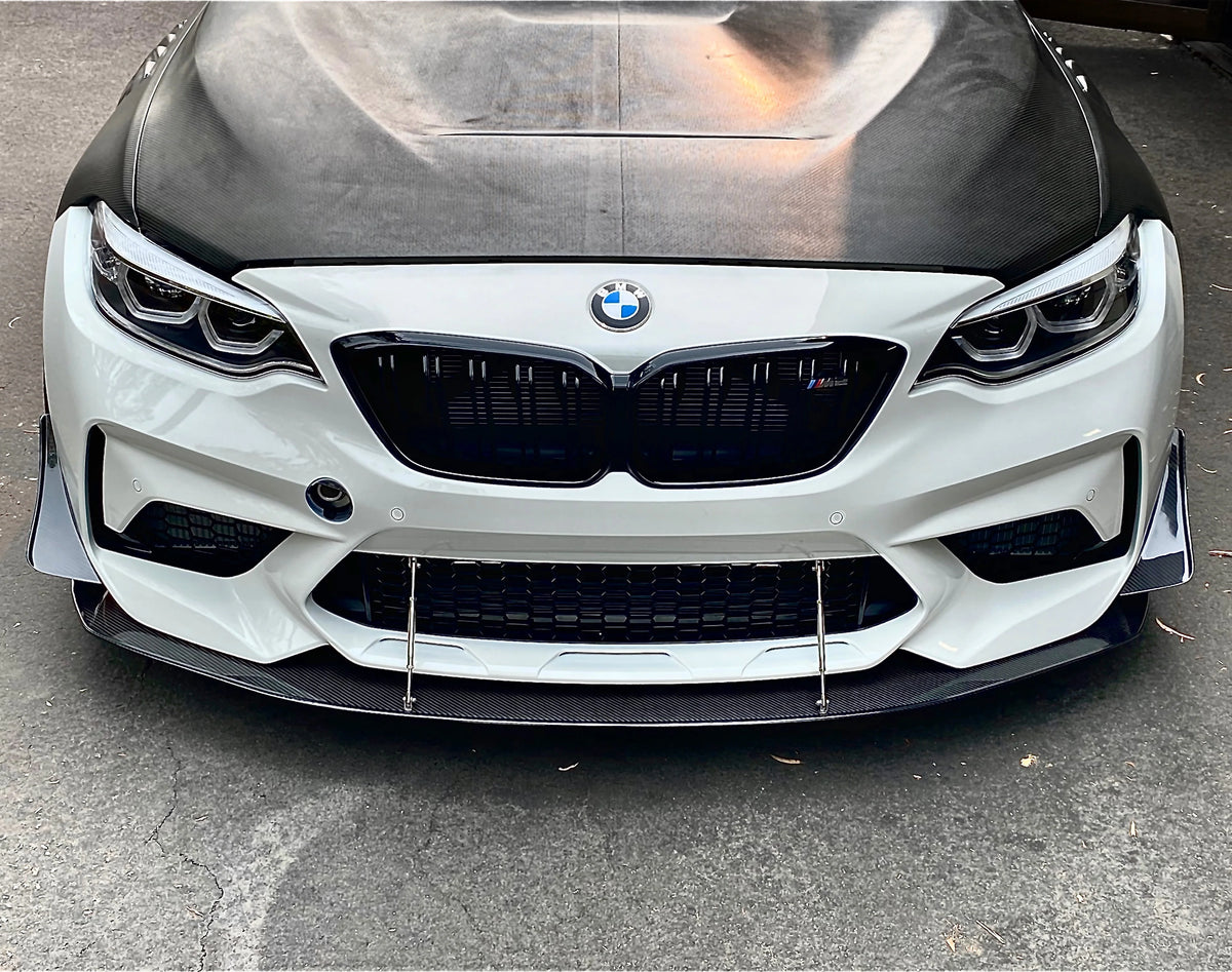 BMW F87 M2/M2 Competition Bumper Carbon Fiber Front Wind Splitter