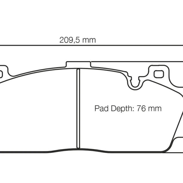 Pagid RSC1 Front (F8X Ceramic Brakes)