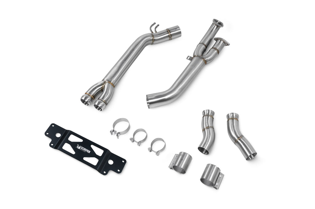 Scorpion Single Mid Pipe (Removes GPF) - M2 G87 - 2022 - SBMMP098