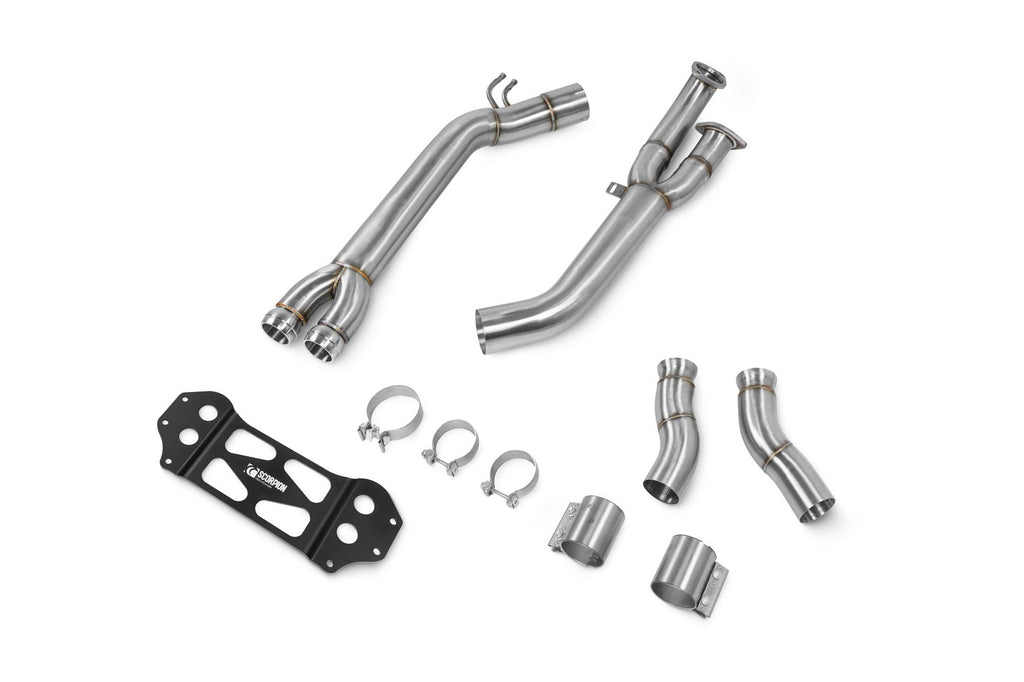 Scorpion Single Mid Pipe (Removes GPF) - M3 G80/G81 / M4 G82 including Competition & xDrive - 2021 - SBMMP100