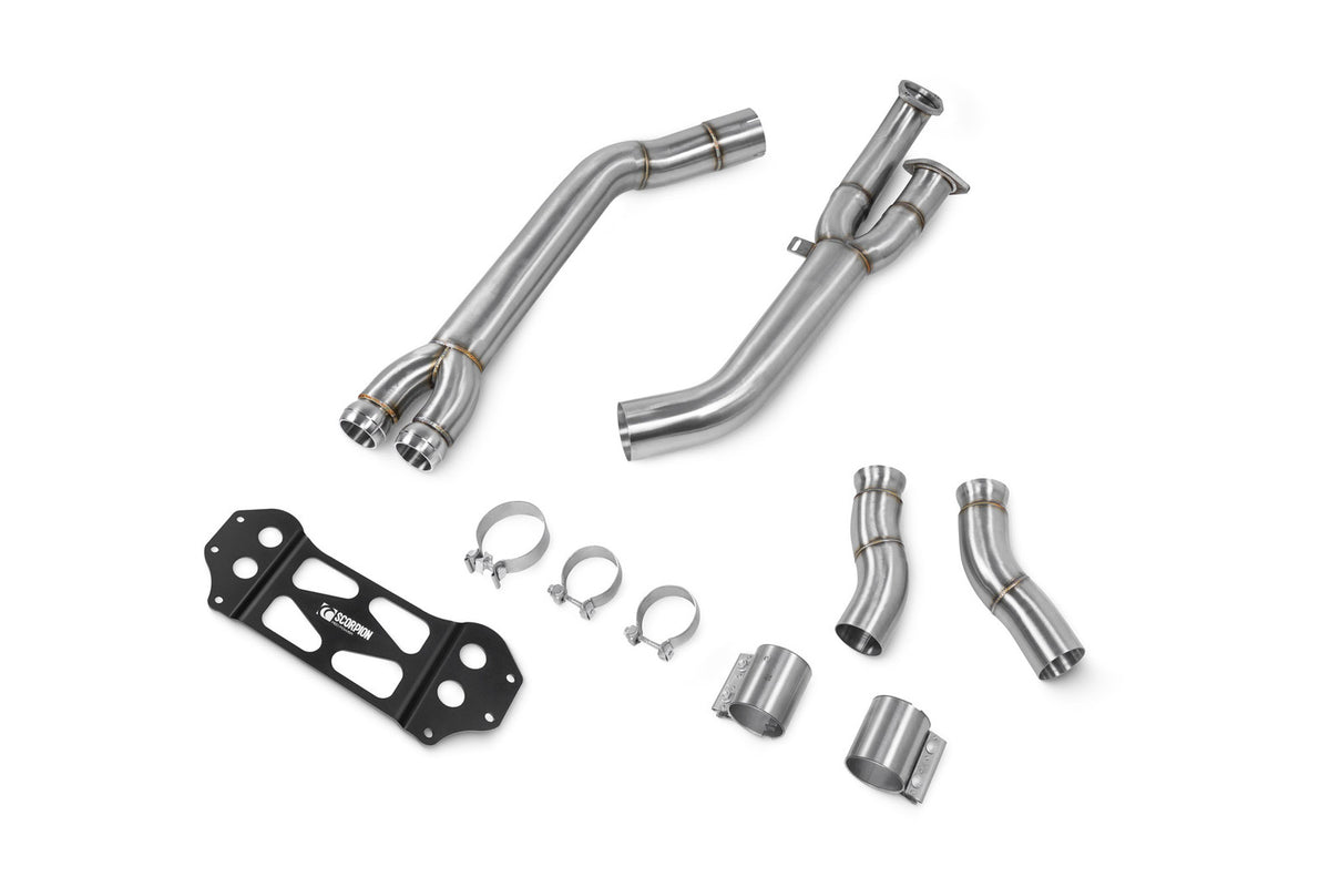 Scorpion Single Mid Pipe - M3 G80/G81 / M4 G82, Non GPF models including Competition & xDrive - 2021 - SBMMP101