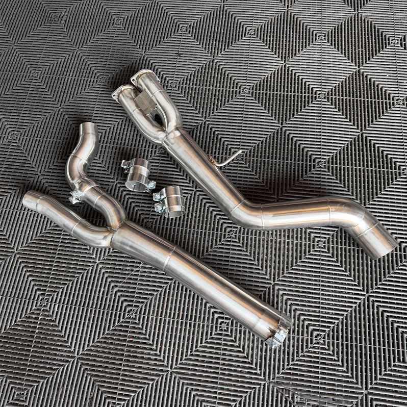 BMW M2 Competition F87 S55 Single Mid Pipe Exhaust | FreeFlo AGR
