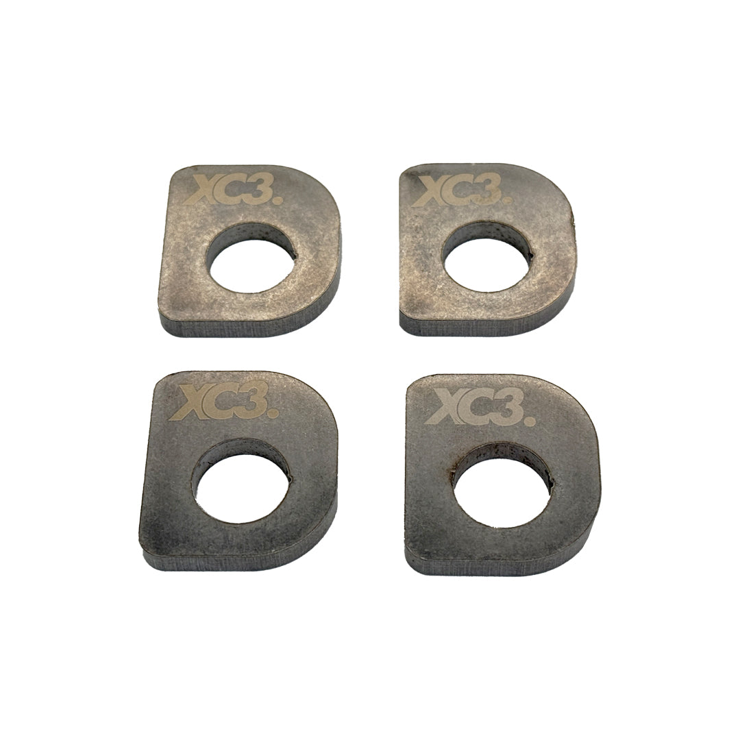BMW M2 / M3 / M4 F8X & G8X Rear Toe Lockout Shims – Alignment Lock Kit | XC3 Engineering