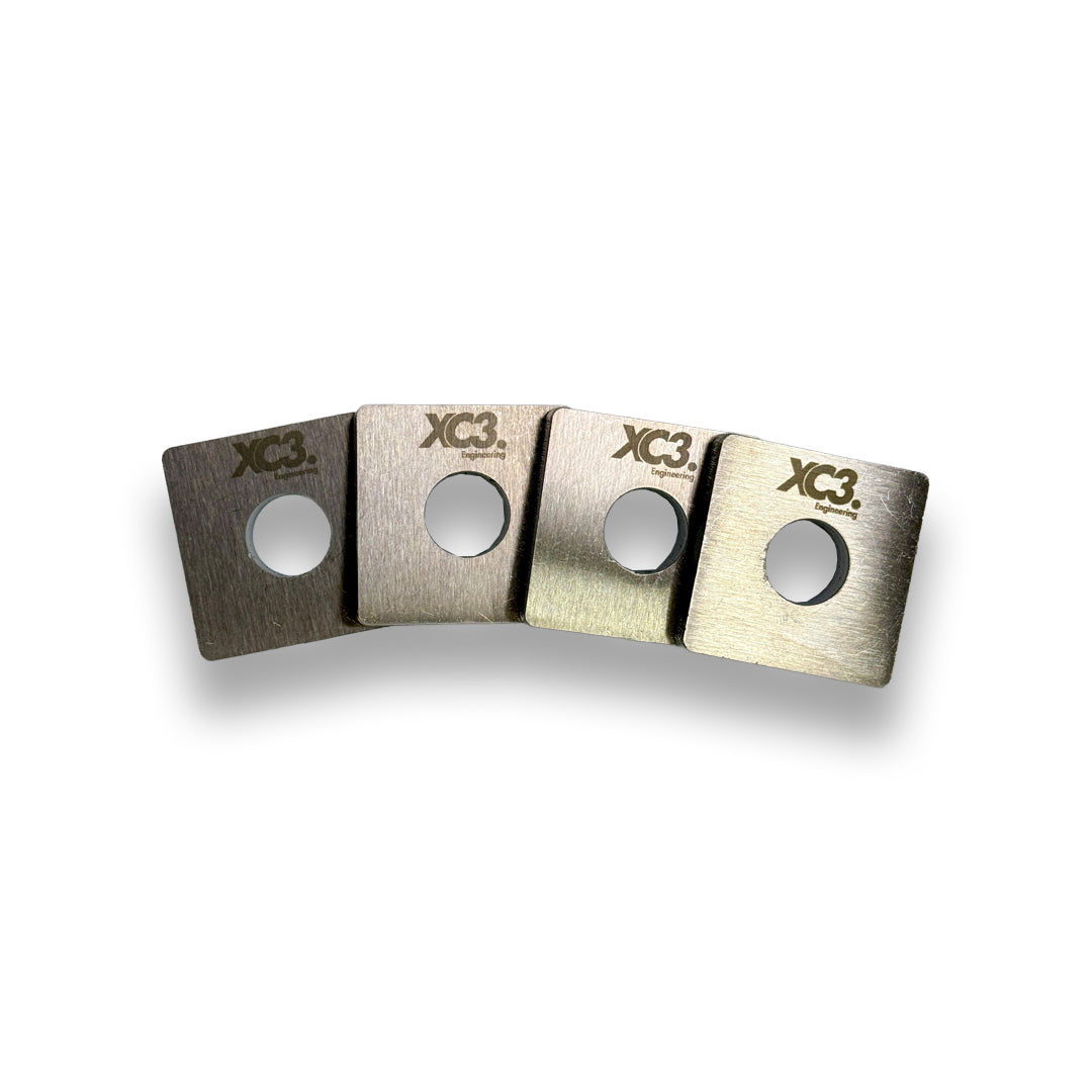 BMW M3 E9X E92 Rear Toe Lockout Shims | XC3 Engineering