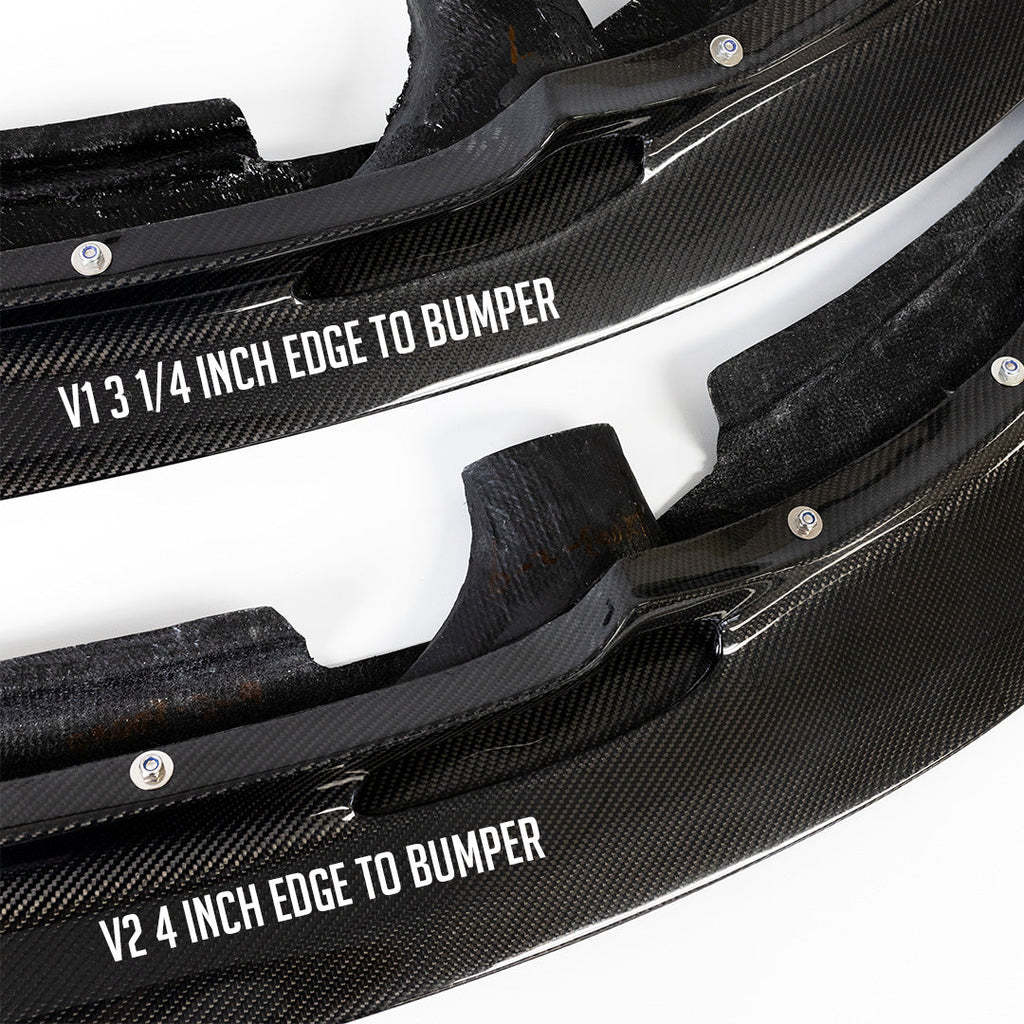 Ridgeline Motorsport GT4 V1 (Short Version) Carbon Fiber Front Splitter for BMW F8X M3 / M4