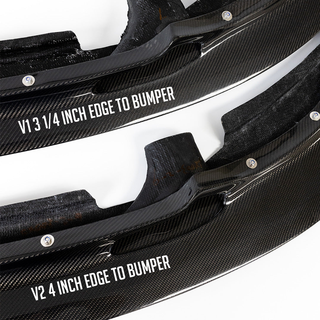 Ridgeline Motorsport GT4 V2 (Longer Version) Carbon Fiber Front Splitter for BMW F8X M3 / M4