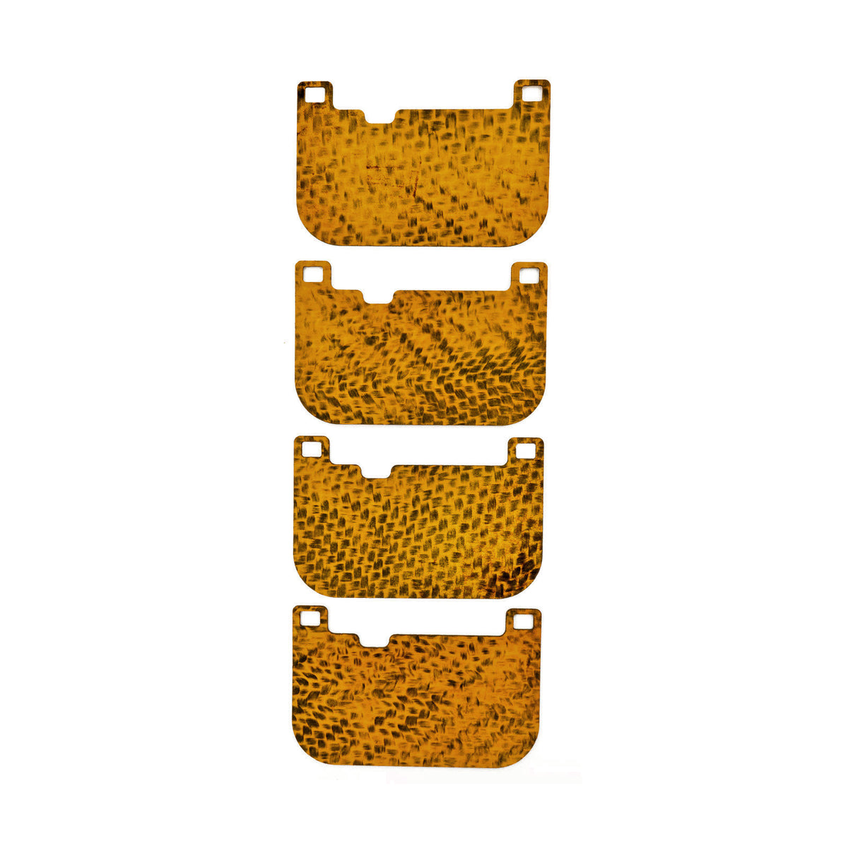 HEL Performance Carbon Fibre Brake Pad Shims F8X (Front)
