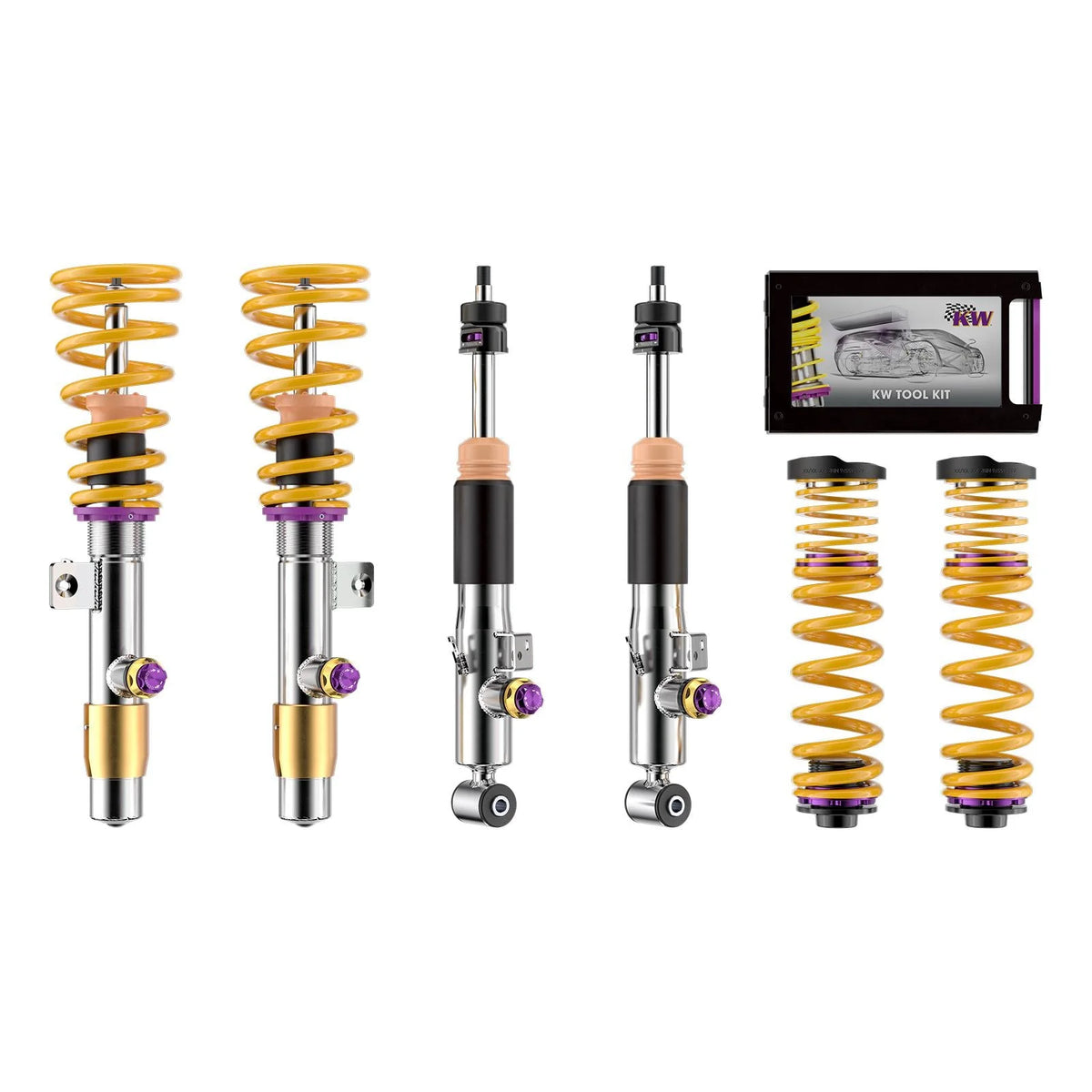 KW V4 3-way Adjustable Coilovers (G8X M2,M3,M4 Including deactivation for EDC)