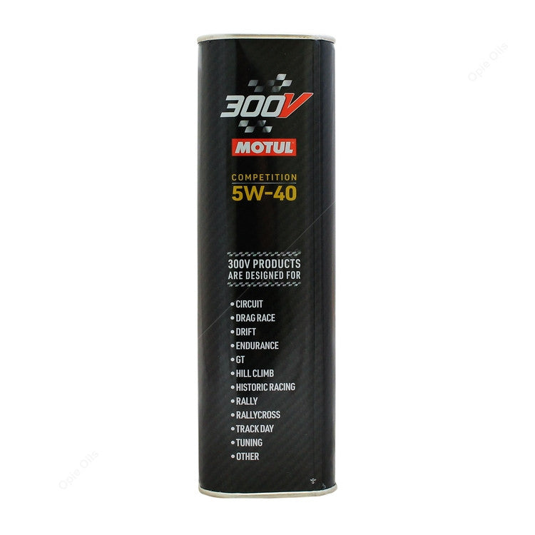 Motul 300V Competition 5W-40 (2 Litres) - Ester Core Technology Racing Car Engine Oil