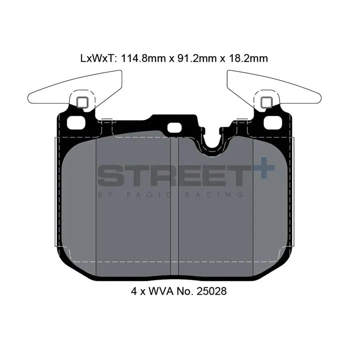 Pagid Street+ Pads G8X (Rear)