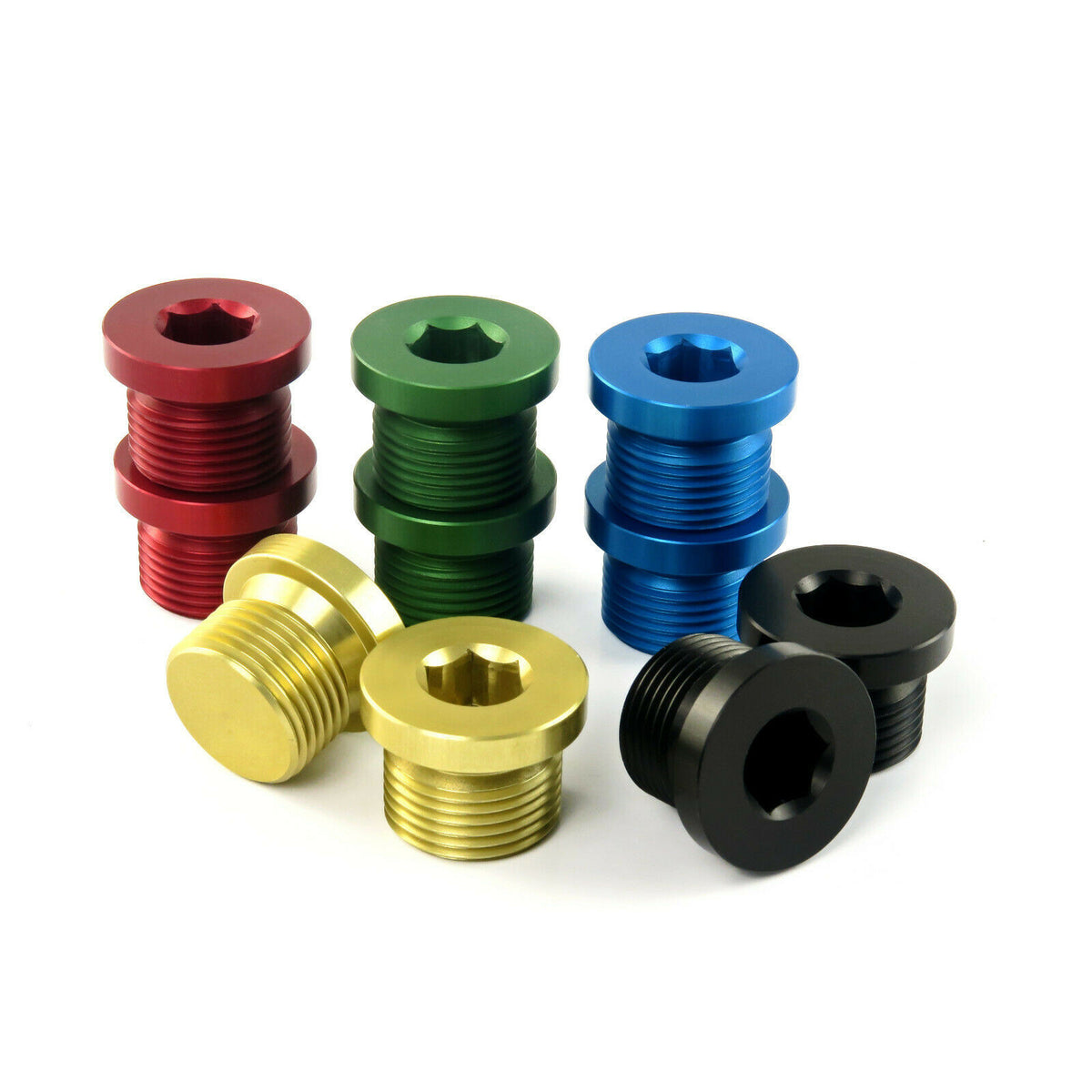 Solid Billet Aluminium Oil Thermostat Housing Plugs F8X