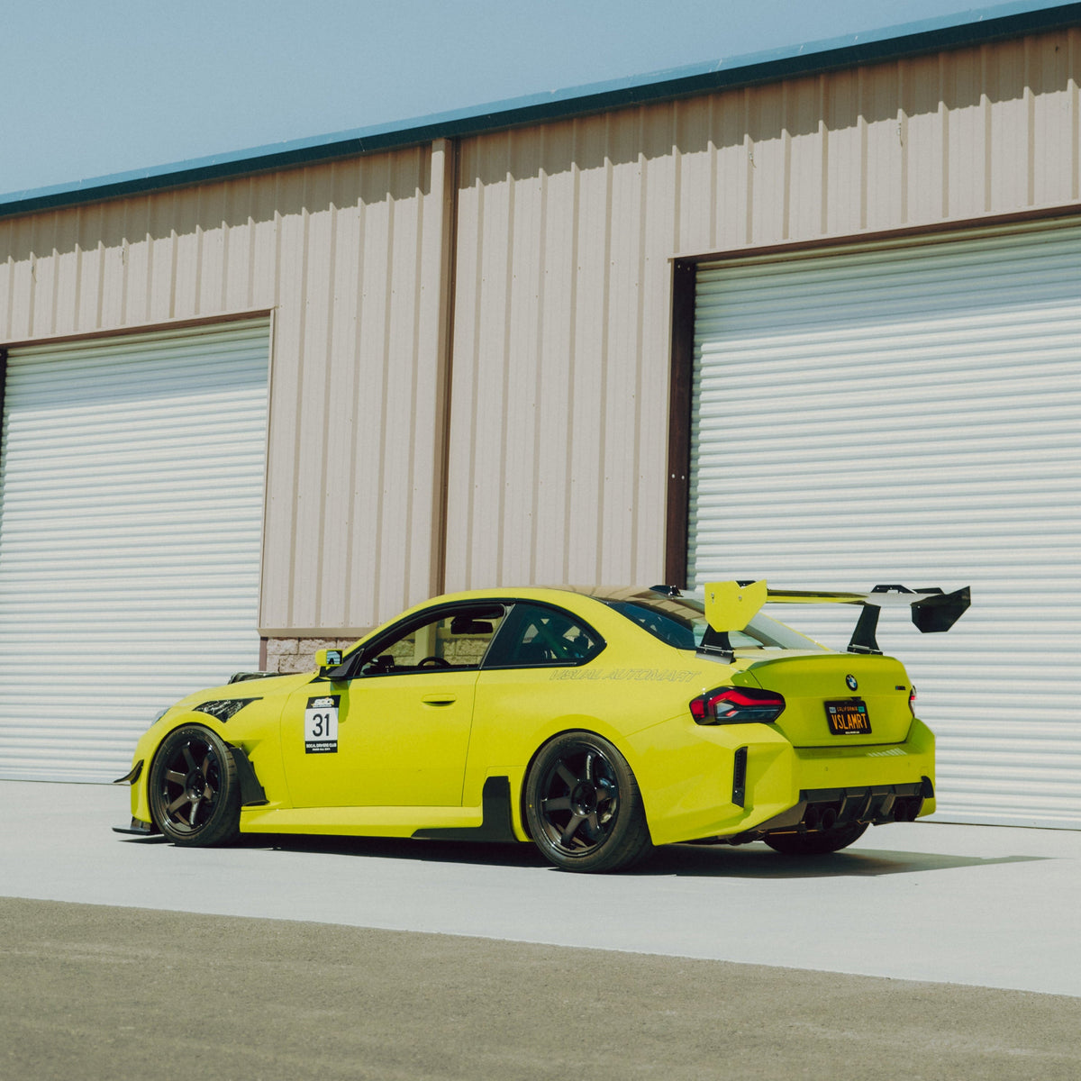 Ridgeline Motorsport GT4+ Swan Neck Wing For BMW G87 M2