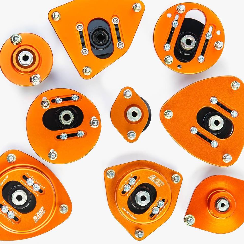 AST x Moton Camber Plates for OEM Struts